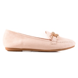 Seastar Mokkasiner med gylden dekoration beige
