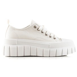 W. Potocki Sneakers på Potocki-platformen hvid
