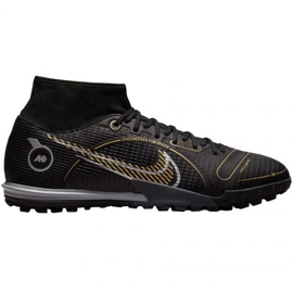 Nike Mercurial Superfly 8 Academy Tf M DJ2878 007 fodboldsko sort sort