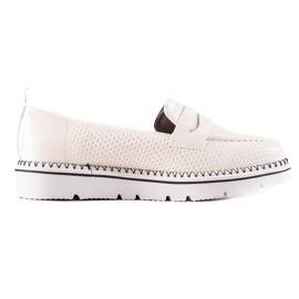 Goodin Komfortable Casual Loafers hvid