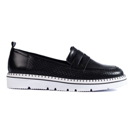 Goodin Komfortable Casual Loafers sort