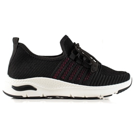 TRENDI Slip-on sportssko sort