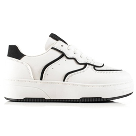 Bestelle Moderigtige sneakers hvid