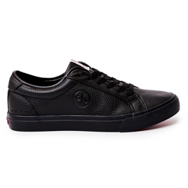 Herre lædersneakers Cross Jeans JJ1R4022C Sort