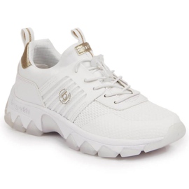 Wedge sneakers Bugatti W INT1697 hvid gylden