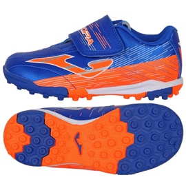 Joma Super Copa Jr 2209 Tf Jr SCJS2204TFV blå orange blå