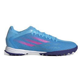 Adidas X Speedflow.3 Tf M GW7508 fodboldstøvler blå blå