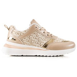 TRENDI Komfortable beige sneakers