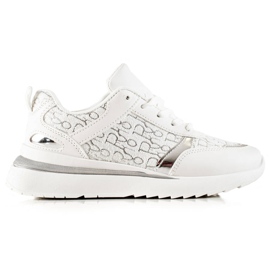TRENDI Komfortable hvide sneakers