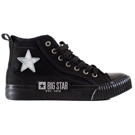 Sneakers med høj top til kvinder Big Star JJ274380 sort