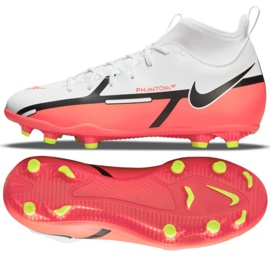 Nike Phantom GT2 Club Dynamic Fit FG / MG Jr DC0822 167 fodboldsko hvid