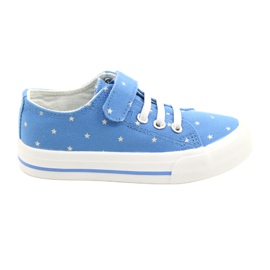 Velcro sneakers Silver Stars Atletico WY21383 Blå