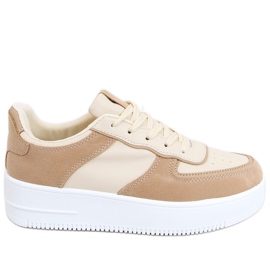 Zetto Khaki sportssko til kvinder beige