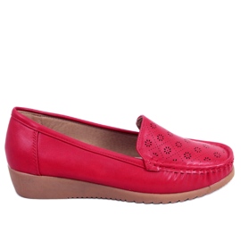 Cukki Red gennembrudte loafers rød