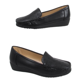 Cukki Black openwork loafers til kvinder sort