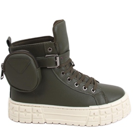 Burn Green sneakers til anklen grøn