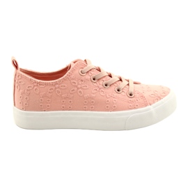 Atletico Pigeres sneakers glider blonder WY20763 Pink lyserød