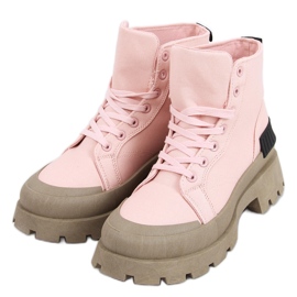 Pink Felve Pink trekking sneakers lyserød