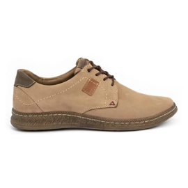 Olivier Herre afslappet lædersko 930MA beige