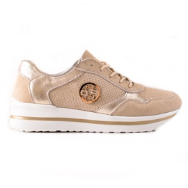 Filippo Beige læder sneakers