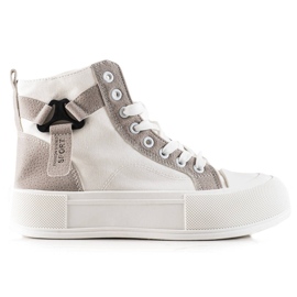 G2G/Good To Great Moderigtige høje sneakers hvid