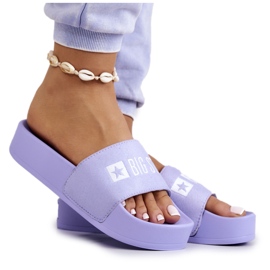 Gummi hjemmesko Big Star JJ274A265 Violet