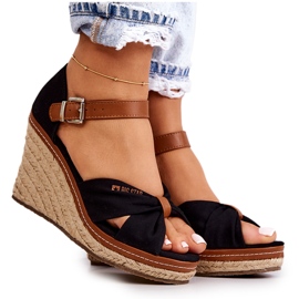 Damesandaler On Wedge Big Star JJ274937 Sort