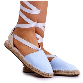Damebundne Espadriller Big Star JJ274863 Blå