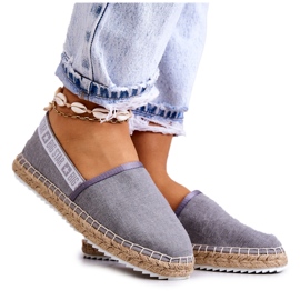 Slip-on espadriller Big Star JJ274876 Grå