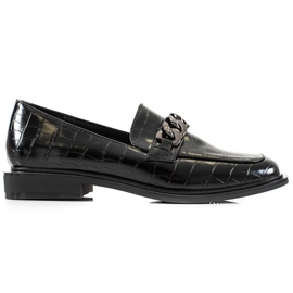 S. BARSKI Elegante S.BARSKI mokkasiner sort