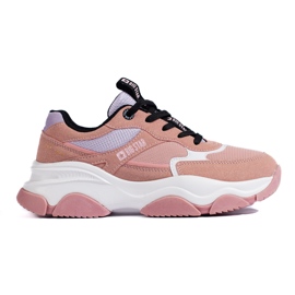 Damesneakers Big Star JJ274577 lyserød