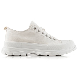 TRENDI Hvide sneakers