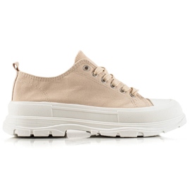 TRENDI Moderigtige beige sneakers