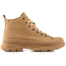 Forever Folie Camel Sneakers På Platformen brun