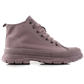 Forever Folie Violet sneakers på platformen