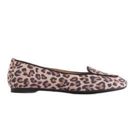 Marco Shoes Komfortable ballerinaer med en blød indersål beige