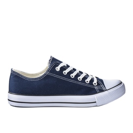 Molder marineblå herresneakers