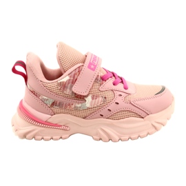 NEWS Velcro Sportssko NYHEDER 22DZ32-4931 Pink lyserød