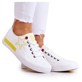 Lave sneakers til kvinder Big Star JJ274384 Hvid