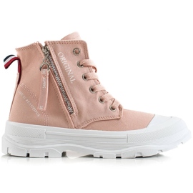 Sabatina Sneakers med lynlås lyserød