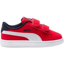 Puma Smash v2 Buck V Ps High Risk R Jr 365183 07 rød marine blå