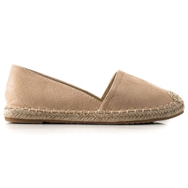 TRENDI Klassiske beige espadriller