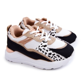 FR1 Sportssko til børn Sneakers hvid og sort Kizzie