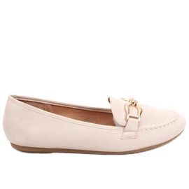 Catalina Beige loafers til kvinder