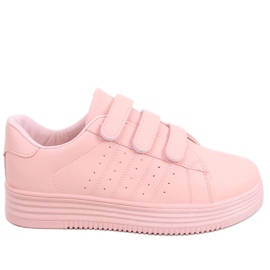 Saanvi Rosa sneakers med velcro lyserød