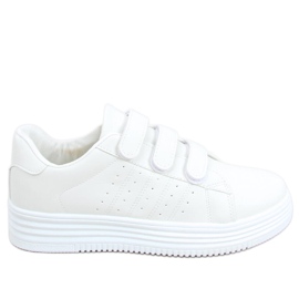 Saanvi Blanco sneakers med velcro hvid