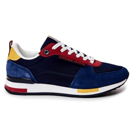 Sportssko til mænd Cross Jeans JJ1R4008C Marineblå marine blå flerfarvet