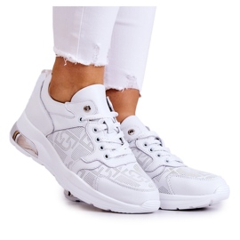 S.Barski Læder Dame Wedge Sneakers Hvid Phiness