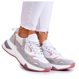 Vinceza Damesportssko Sneakers Hvid-Grå Spencer