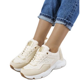 Beige Viale sneakers til kvinder